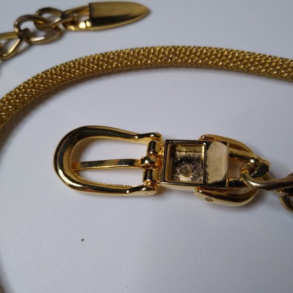 Metal Mesh Thin Fashion Belt Adjustable 30 To 36 Inches - Picture 10 of 16